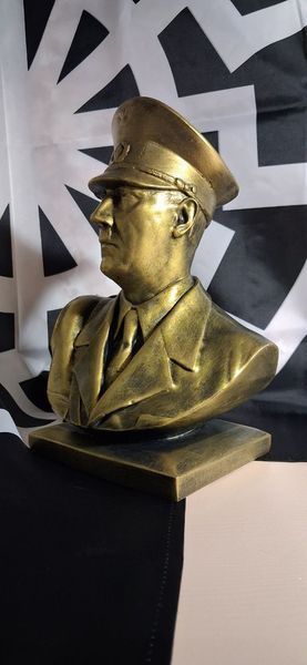 Гіпсовий бюст Адольфа Гітлера, погруддя Адольфа Гітлера, статуетка Адольфа Гітлера  0602 фото